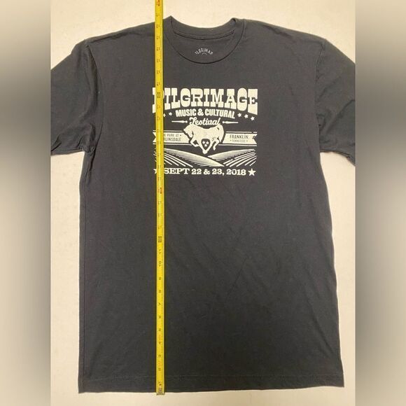 2018 Pilgrimage Music & Cultural Festival Jack White Chris Stapleton Shirt Sz L - Picture 3 of 9